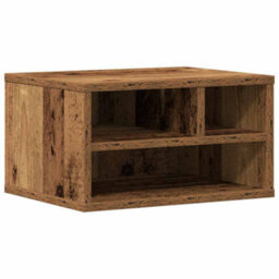 Walplus Printer Stand Old Wood 40 X 32 X 22.5 Cm Engineered Wood - thumbnail 2