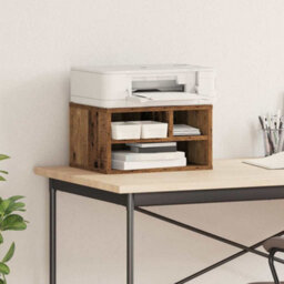 Walplus Printer Stand Old Wood 40 X 32 X 22.5 Cm Engineered Wood - thumbnail 1