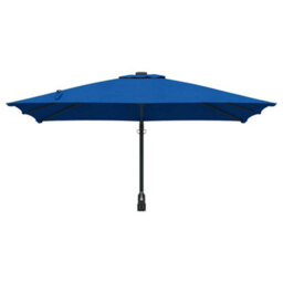 Berkfield Modern Wall-Mounted Garden Parasol Azure Blue 247 Cm - thumbnail 4