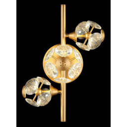 Luminosa Lighting Luminosa Virina Wall Lamp Gold Colors K9 Crystals Led 3000K - thumbnail 5