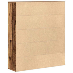 Berkfield Bookcase Old Wood 89X24X101.5 Cm Engineered Wood - thumbnail 6