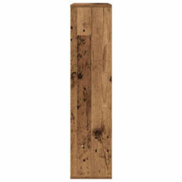 Berkfield Bookcase Old Wood 89X24X101.5 Cm Engineered Wood - thumbnail 5