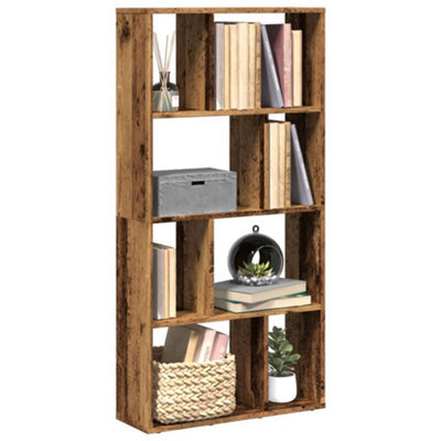 Walplus Bookcase Old Wood 60X20X120 Cm Engineered Wood - image 1