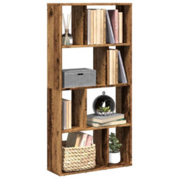 Walplus Bookcase Old Wood 60X20X120 Cm Engineered Wood - thumbnail 1