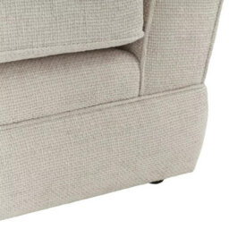 Oak Furnitureland Carrington 4 Seater Pillow Back Sofa Natural With Teal Fabric - thumbnail 5