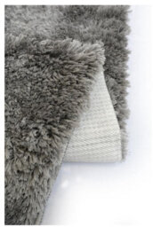 The Rugs Soft Washable Collection Plain Design Shaggy Rug In Grey  Sa-04 - thumbnail 5