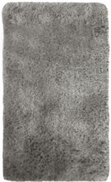 The Rugs Soft Washable Collection Plain Design Shaggy Rug In Grey  Sa-04 - thumbnail 1
