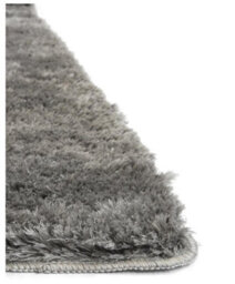 The Rugs Soft Washable Collection Plain Design Shaggy Rug In Grey  Sa-04 - thumbnail 6