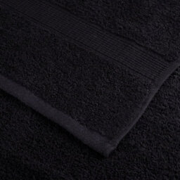 Berkfield Premium Wash Towels Solund 2 Pcs Black 30X30 Cm 600 Gsm - thumbnail 6