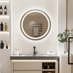 Luvodi 600mm Anti-Fog Led Illuminated Bathroom Mirror Backlit & Front Lighted Vanity Mirror - thumbnail 9