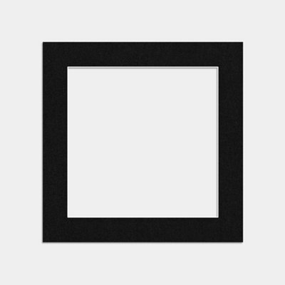 Ak Frames 8X8 Black Picture Mounts To Fit 6X6 Aperture Size - Mount Board Only (No Frame Included) - image 1