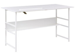 Wyld And Coco Novadesk Home Desk White 140 X 50 Cm With Adjustable Tilting Top And Storage - thumbnail 3