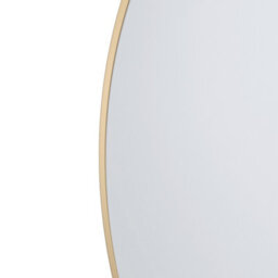 Living And Home 60Cm Gold Round Wall-Mounted Mirror - thumbnail 7