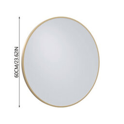 Living And Home 60Cm Gold Round Wall-Mounted Mirror - thumbnail 9
