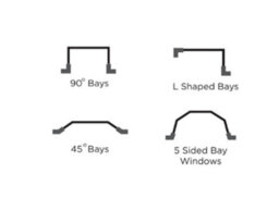 Curtains at Home White Pvc Curtain Track Bendable Flexi Track - Straight Track - 270Cm - thumbnail 4