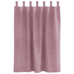 Berkfield Blackout Curtains With Hanging Loops 2 Pcs Dark Pink Velvet - thumbnail 4