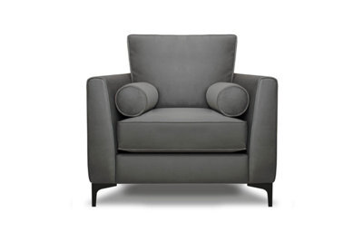 Modern Home Zara Armchair Steel - image 1