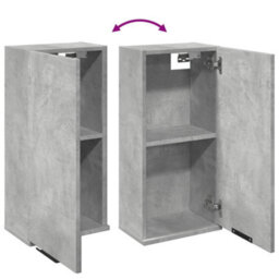 Walplus Wall-Mounted Bathroom Cabinet Concrete Grey 32X20X67 Cm - thumbnail 7