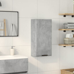 Walplus Wall-Mounted Bathroom Cabinet Concrete Grey 32X20X67 Cm - thumbnail 3