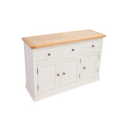 Cabinet Bits Castelli Off White 3 Drawer 3 Door Sideboard Brass Knob - thumbnail 3