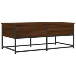 Berkfield Stylish Coffee Table Brown Oak 100X51X40 Cm Engineered Wood - thumbnail 8