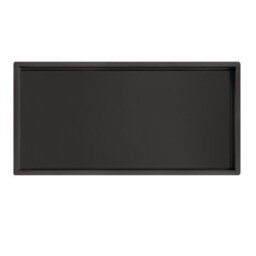 FNX Bathrooms Fnx Matt Black Solid Brass Recessed Wet Room Shower Niche Storage Shelf - 300X600mm Wall-Mounted - thumbnail 1