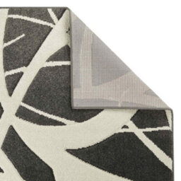 Melrose Salerno Scribble Black White Abstract Design Large Indoor Area Runner Rug 60/230Cm - thumbnail 5