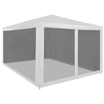 Walplus Party Tent Garden Gazebo Canopy With 4 Mesh Sidewalls 4X3 M - image 1