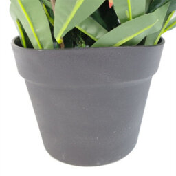 80Cm Leaf Realistic Red Robin Artificial Ficus Tree / Plant - thumbnail 3