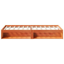 Berkfield Day Bed Without Mattress Wax Brown 75X190 Cm Solid Wood Pine - thumbnail 6