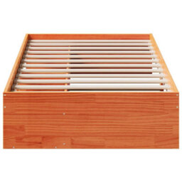 Berkfield Day Bed Without Mattress Wax Brown 75X190 Cm Solid Wood Pine - thumbnail 5