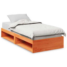Berkfield Day Bed Without Mattress Wax Brown 75X190 Cm Solid Wood Pine - thumbnail 2