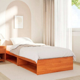 Berkfield Day Bed Without Mattress Wax Brown 75X190 Cm Solid Wood Pine - thumbnail 4