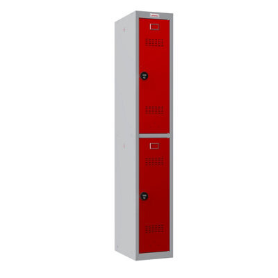 Phoenix Safe Company Phoenix Pl 300D Series Pl1233Grc 1 Column 2 Door Personal Locker In Red With Combination Lock - image 1