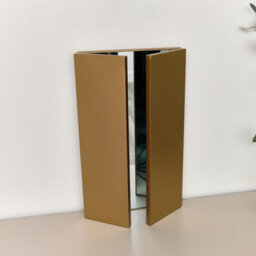 Melody Maison Large Gold Dressing Table Triple Mirror - 70Cm X 60Cm - thumbnail 5