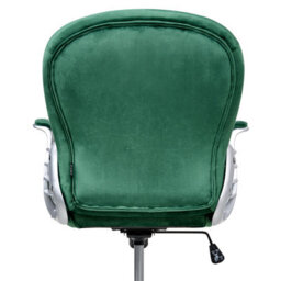 Beliani Desk Chair Princess Velvet Green - thumbnail 5