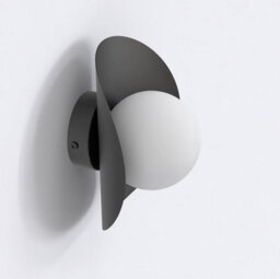 Emibig Lighting Emibig Fiero Wall Lamp 1 X G9 Black With White Shade - thumbnail 3