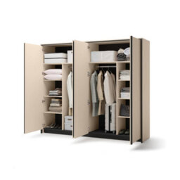 Arte Sophisticated Enna 6 Hinged Door Wardrobe 2510mm X 2150mm X 640mm - Luxurious Storage Solution - thumbnail 4