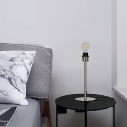 GoodHome Willet Brushed Nickel Table Lamp Base - thumbnail 7