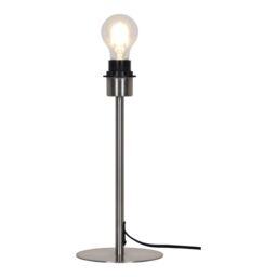 GoodHome Willet Brushed Nickel Table Lamp Base - thumbnail 2
