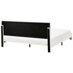Beliani Bed With Storage Drawers Velvet Lonzac 180 X 200 Cm (Eu Super King) Off-White - thumbnail 7