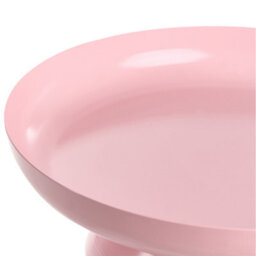 Beliani Side Table Torrens Metal Pastel Pink - thumbnail 4