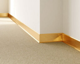 Ilcom Stainless Steel Skirting Board F60mm X 2700mm - Gold Brushed - thumbnail 4