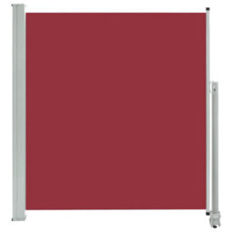 Walplus Patio Retractable Side Awning Garden Sun Shade Canopy Gazebo For Back Door, Porch, Patio 140 X 300 Cm Red - thumbnail 2