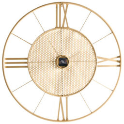 Beliani Wall Clock Blamere 80 Cm Metal Gold - thumbnail 4