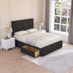 Sloomy Watson Divan Bed Set With 2 Drawers Footend - Plush Velvet - thumbnail 2