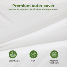 Lavio Memory Foam Pillow Contour Orthopedic Neck Support 2Side 2 Firmness - thumbnail 8