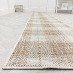 Plaid Indoor/outdoor Hallway Runner Rug - Durable, Reversible & Hardwearing Carpet For Home Or Garden - thumbnail 9