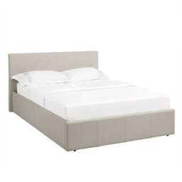 Luna 4Ft Small Double Cream Beige Ottoman Storage Bed Gas Lift Up & Memory Foam & Spring Mattress - L:203Cm X W: 138Cm X H: 88.5Cm - thumbnail 7