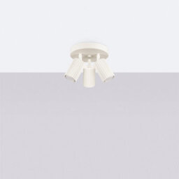 Luminosa Lighting Luminosa Karbon Minimalist Ceiling Spotlight Cluster 3 Light Beige - thumbnail 2